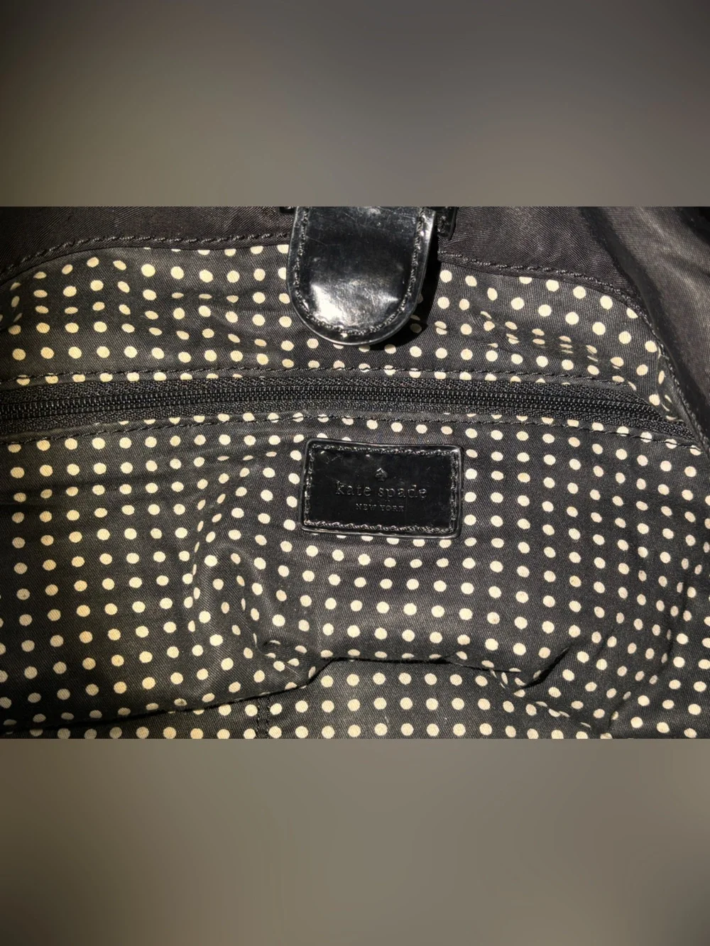 Vintage Kade Spade New York “Leslie” Fold-over Satchel Bag